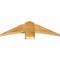 Ekena Millwork Bellingham Rough Sawn Timber Gable Bracket, Western Red Cedar, 36"W x 12"H x 2"D x 6"F, 8/12 Pitch GBW036X12X0206BEL00RWR - alternate 5